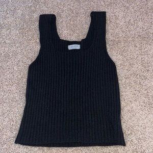 Ribbed black Brandy Melville tanktop